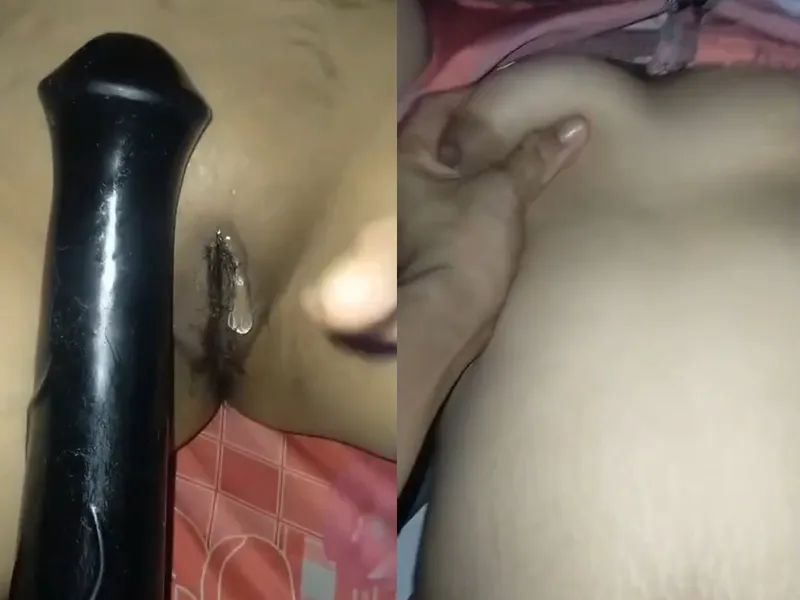 Ghệ xinh tươi vú đẹp bướm múp móc lồn bằng sextoy cực sướng